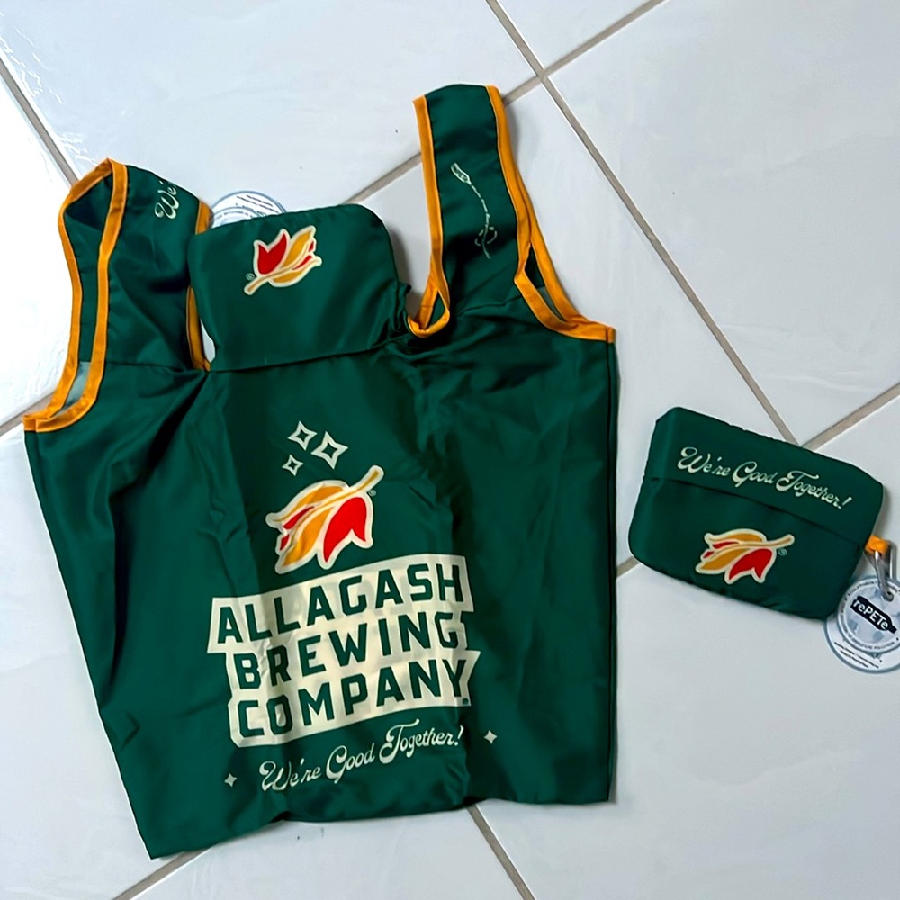 Allagash Brewing Company “We’re Good Together” ChicoBag Compact Reusable Bags